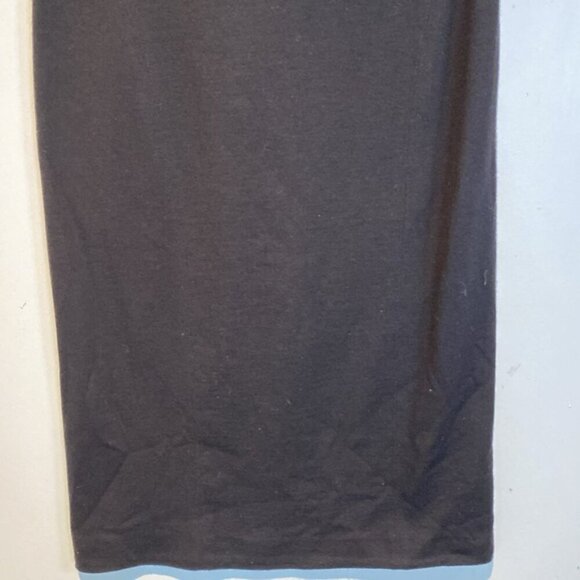 Lord & Taylor black high neck pencil dress cap sleeve exposed zipper size 0 - Picture 4 of 11